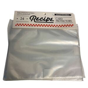 Recipe Card Protectors 4 Packs *New*